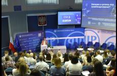 Otwarcie konferencji przez Janusza Krasonia - Dyrektora Ośrodka Szkolenia PIP.